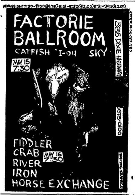 Factorie Ballroom - Catfish Concert Poster